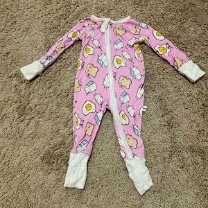 Little Sleepies 0-3 month breakfast zippy